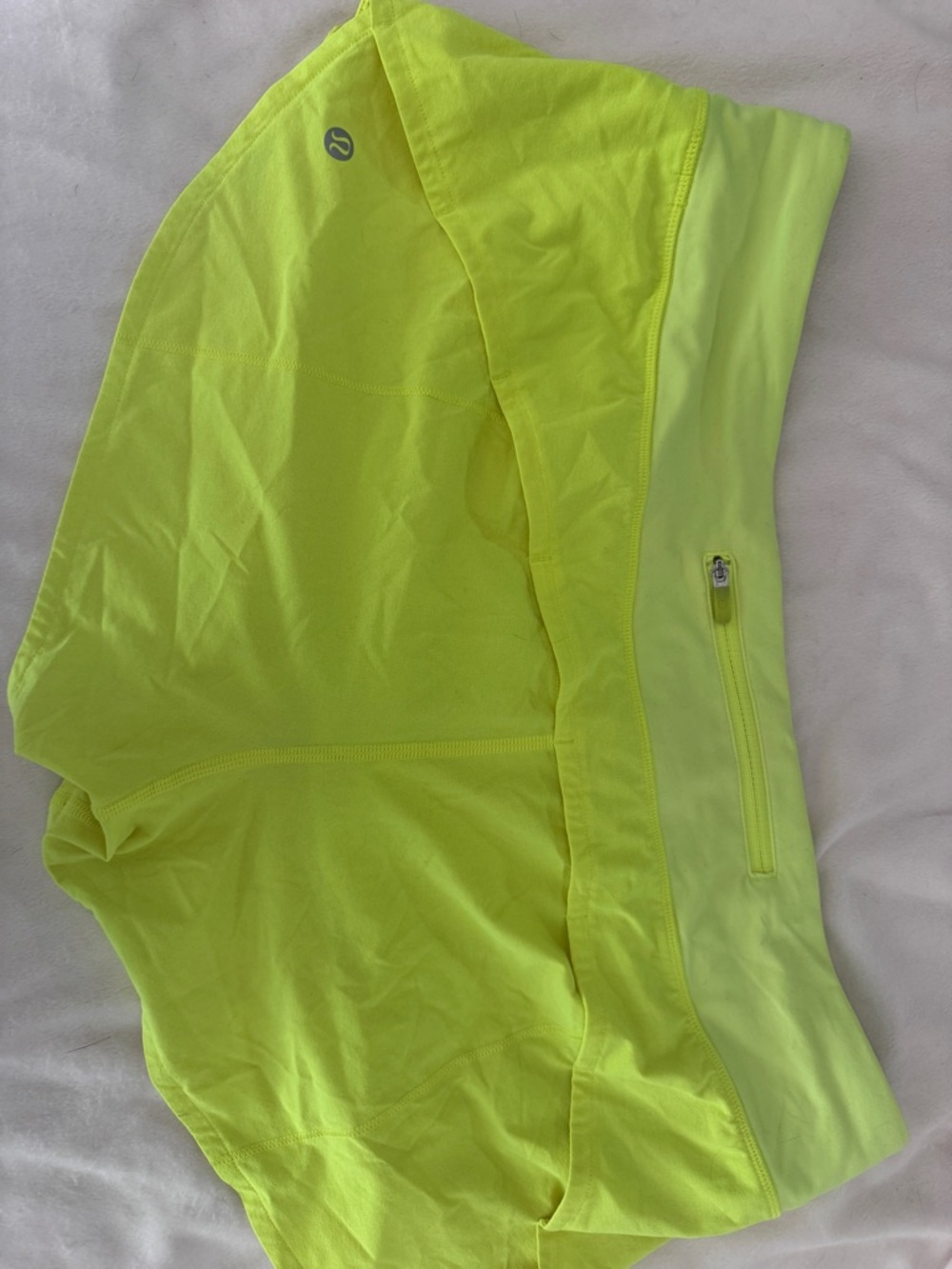 lululemon athletica Neon Yellow Speed up  Shorts - Picture 2 of 4